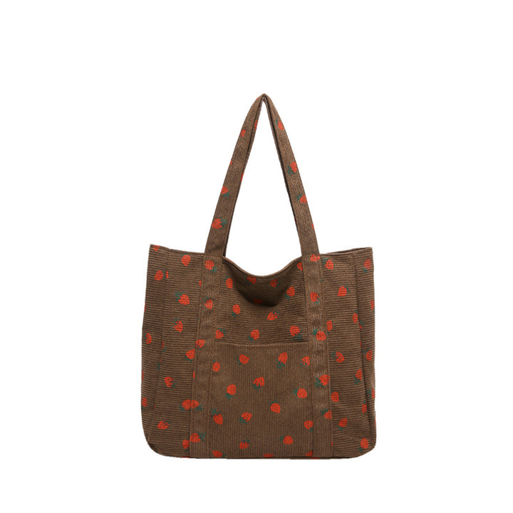 WoStylish Corduroy Einkaufstasche Karnz