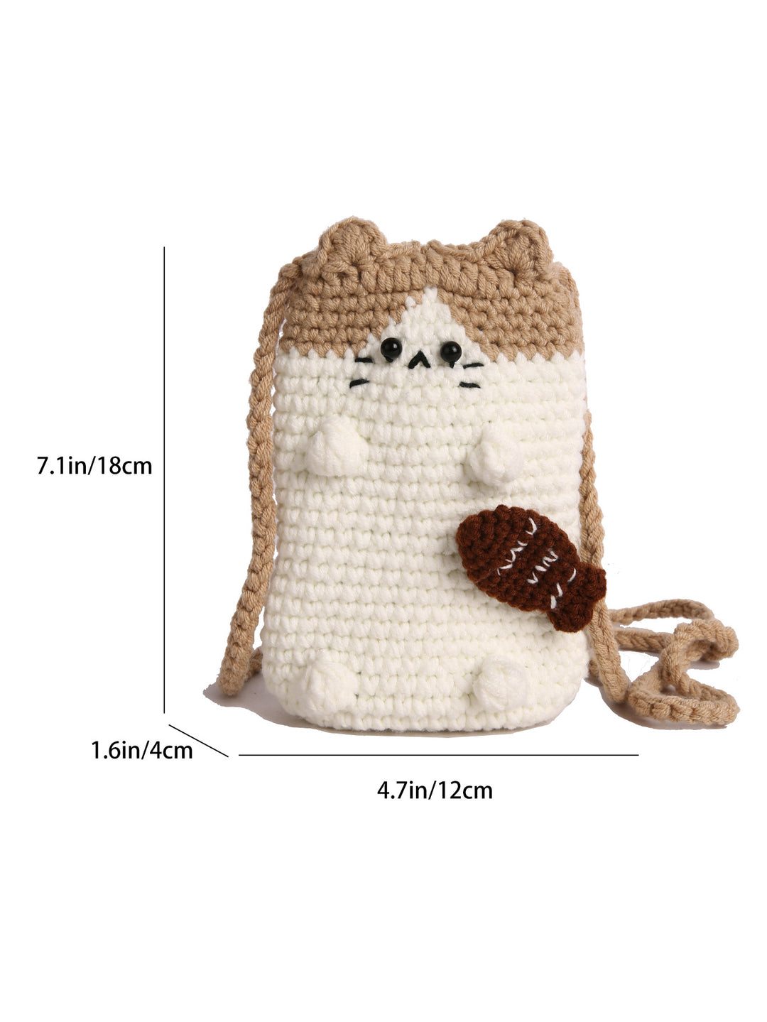 Niedliche tierische Häkel-Mini-Tasche