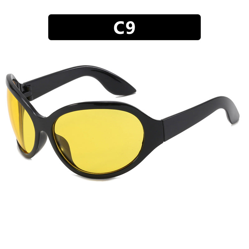 Damen stylische Sonnenbrille mit ergonomischem Design und schützendem UV-Filter Karnz