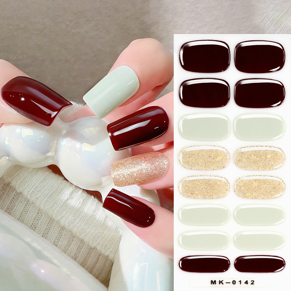 Premium Glänzende Gel-Nagelspitzen Set
