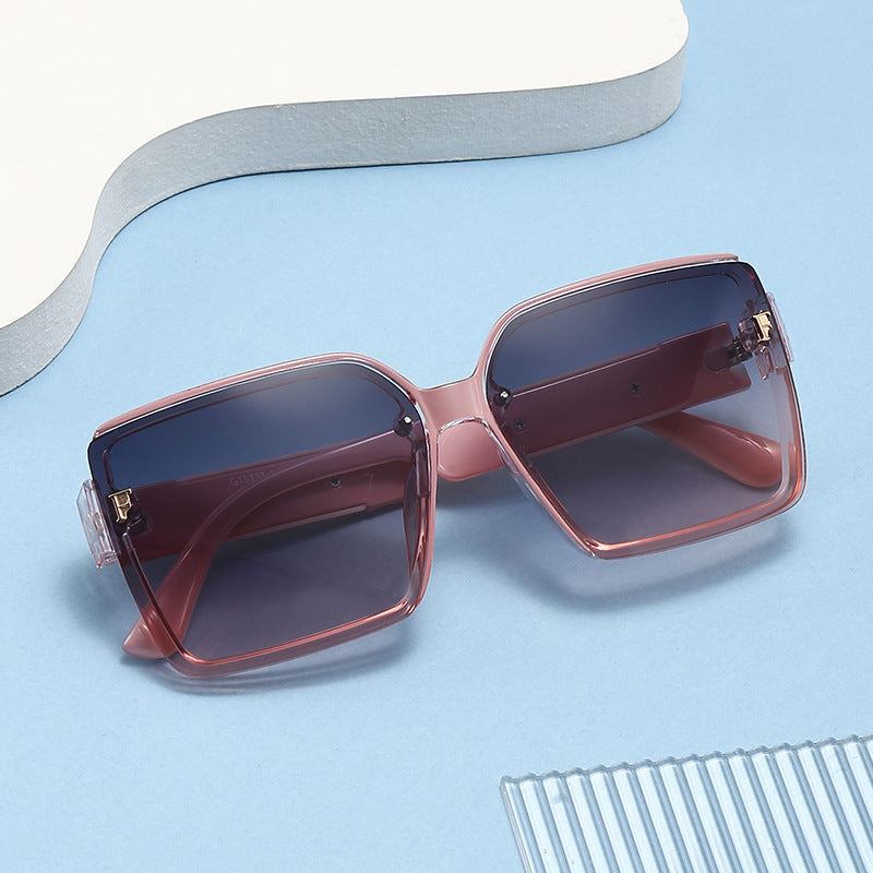 Damen quadratische Sonnenbrille mit luxuriösem Rahmen und polarisierenden Gläsern Karnz