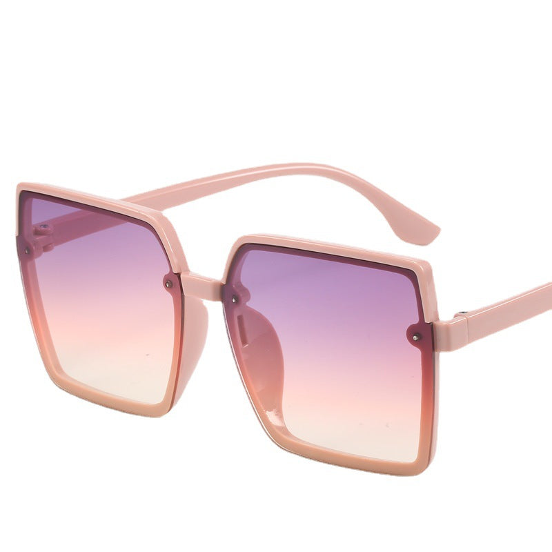 Damen Oversized Sonnenbrille mit quadratischem Rahmen Karnz