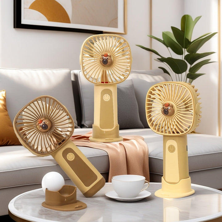 Damen Tragbarer USB Handventilator mit verspieltem Design Karnz