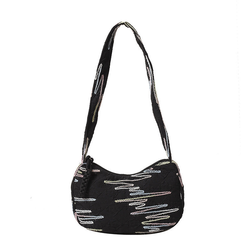 WoTextured Fabric Schultertasche Karnz