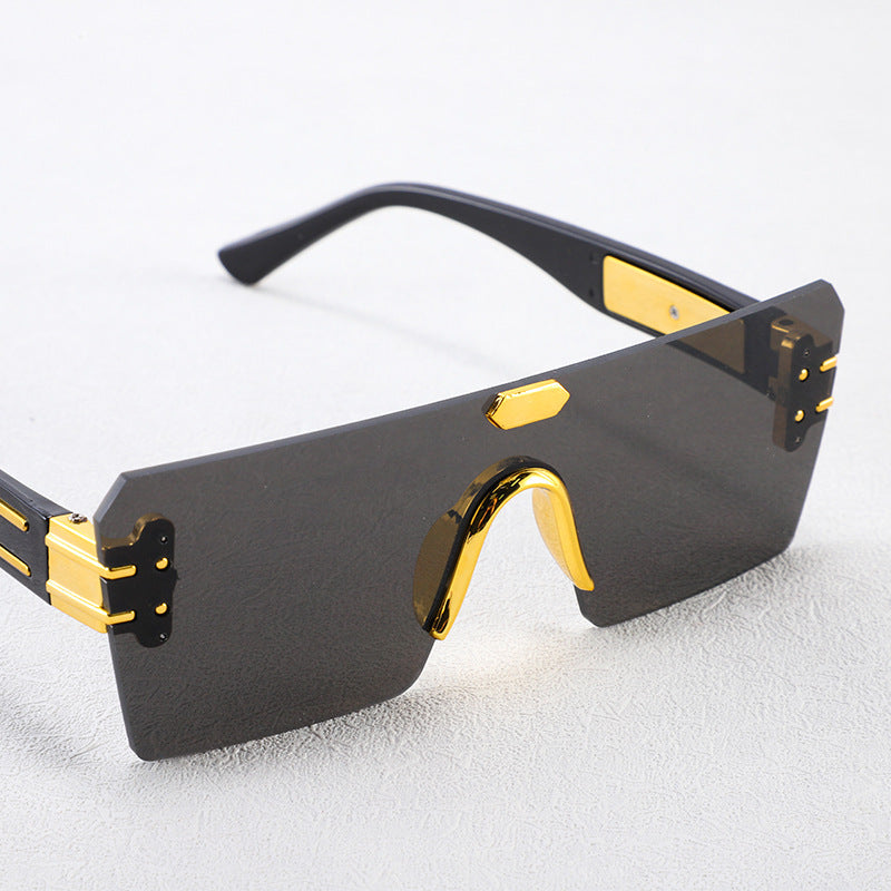 Damen futuristische Fashion-Sonnenbrille Karnz