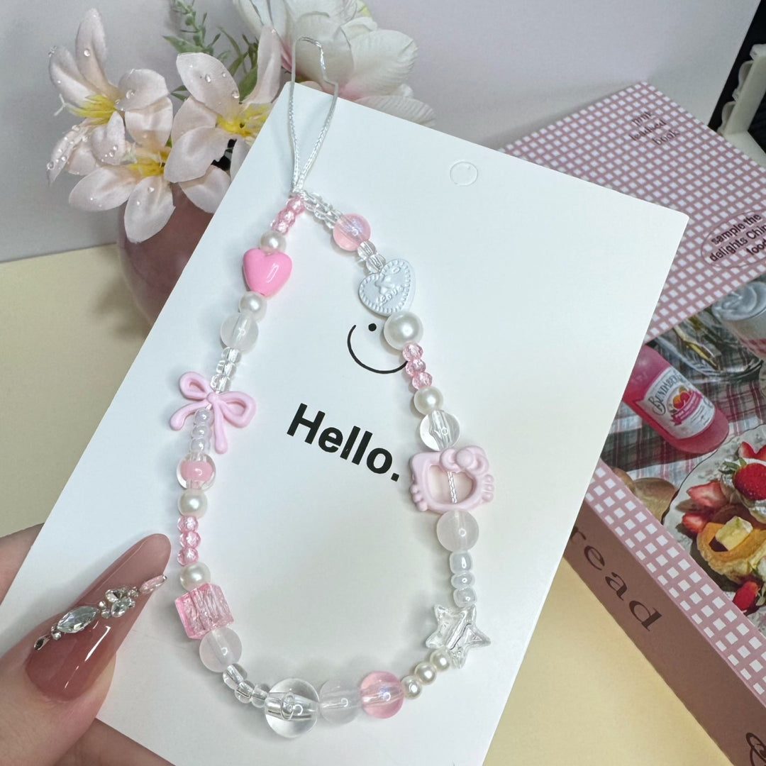 Charm Beaded Phone Halskette Karnz