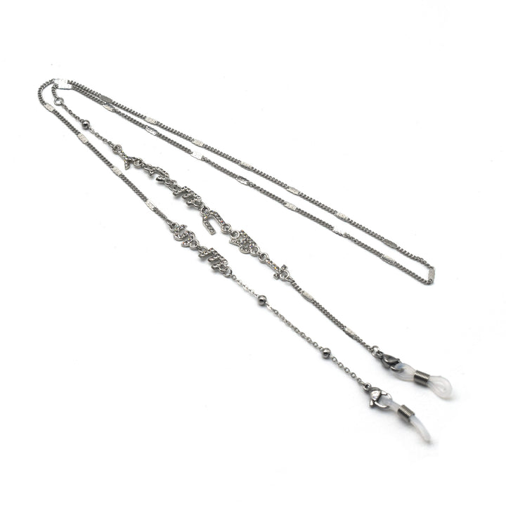 Glitzernde Strass Brillen Kette Karnz