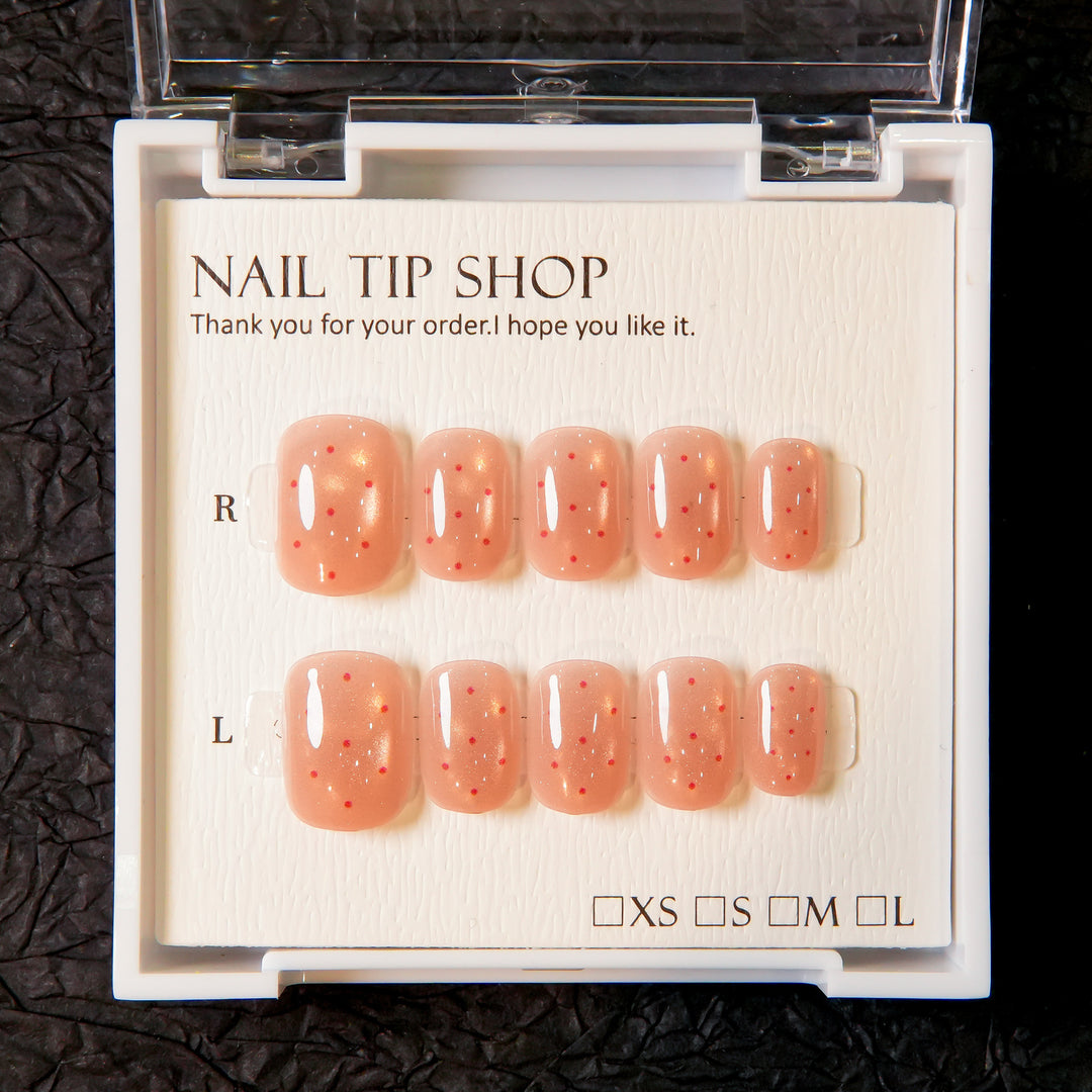Funkelnde Press-On Nagelspitzen