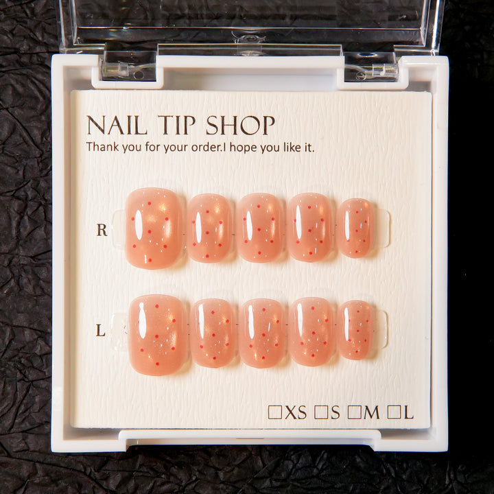 Funkelnde Press-On Nagelspitzen
