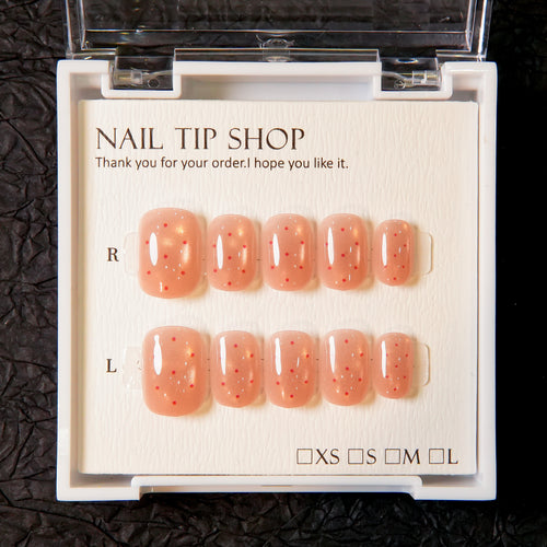 Funkelnde Press-On Nagelspitzen