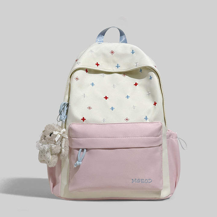 Dekorative Floral Bestickte Rucksack Karnz