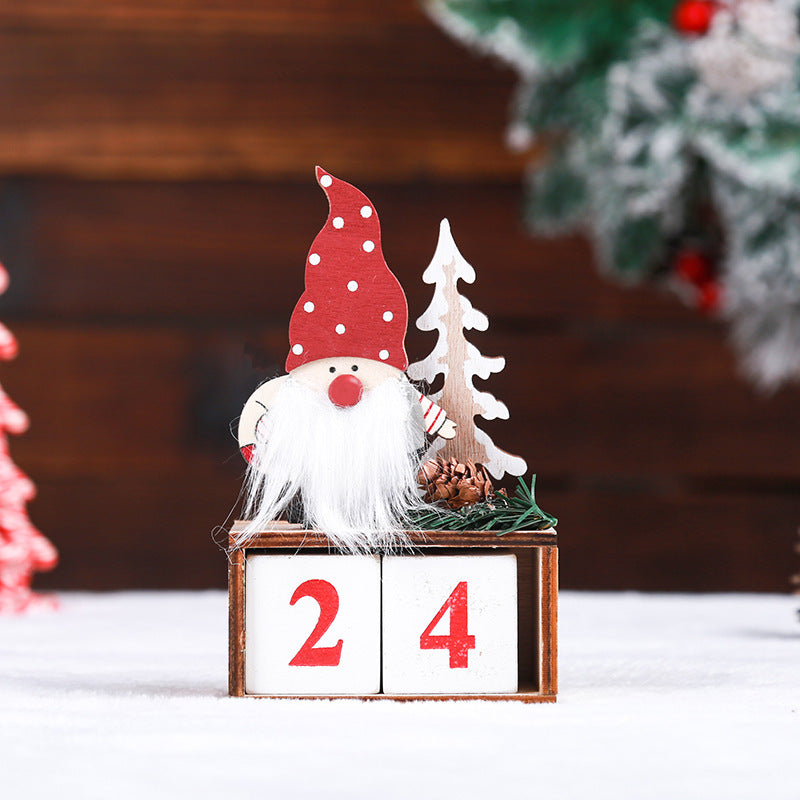 Dekorativer Adventskalender Karnz
