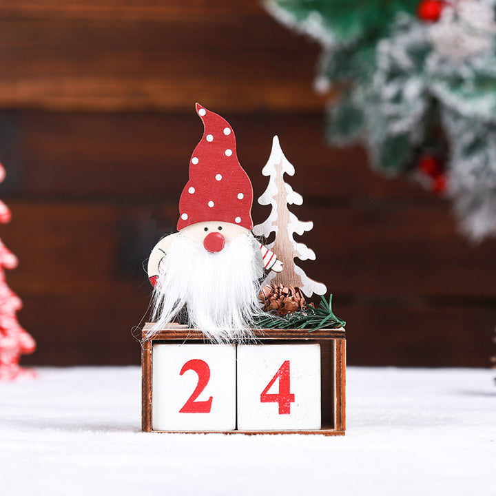 Dekorativer Adventskalender Karnz