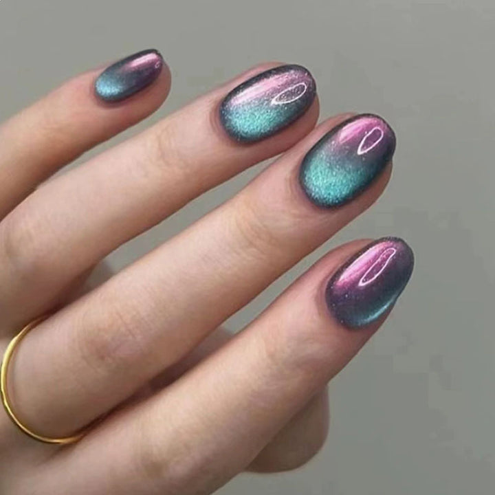 Metallic Press-On Nagel Set