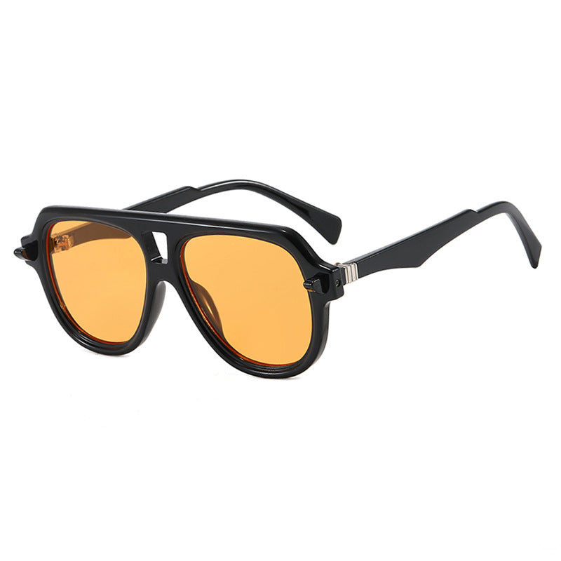 Damen rechteckige Sonnenbrille mit modernem Rahmen und polarisierten Gläsern Karnz