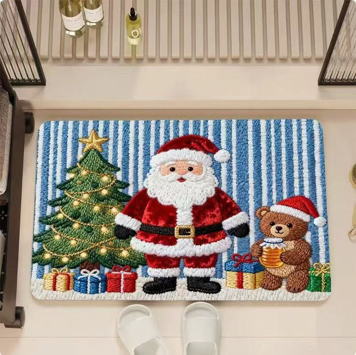 Launische holiday-themed Badematte