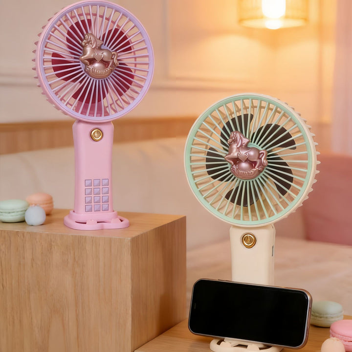 Damen Tragbarer Mini-Ventilator mit attraktivem Kinderdesign Karnz