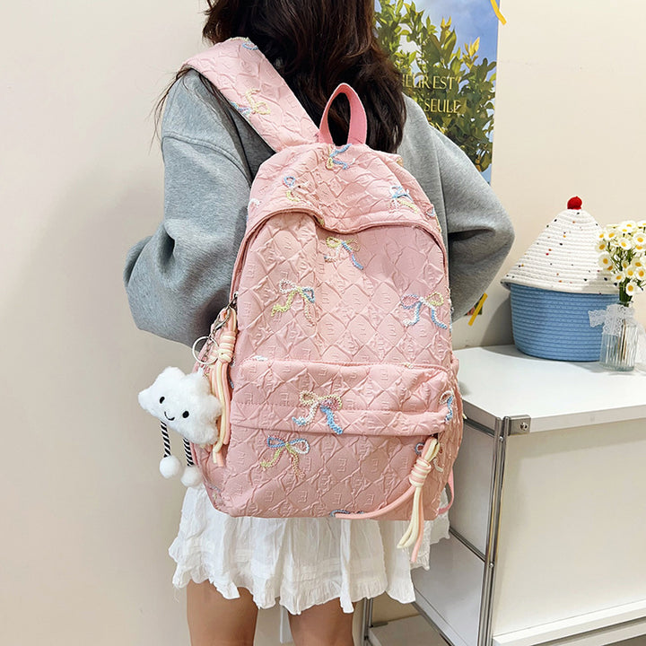 Kreativer Rucksack mit Schleifenmuster Karnz