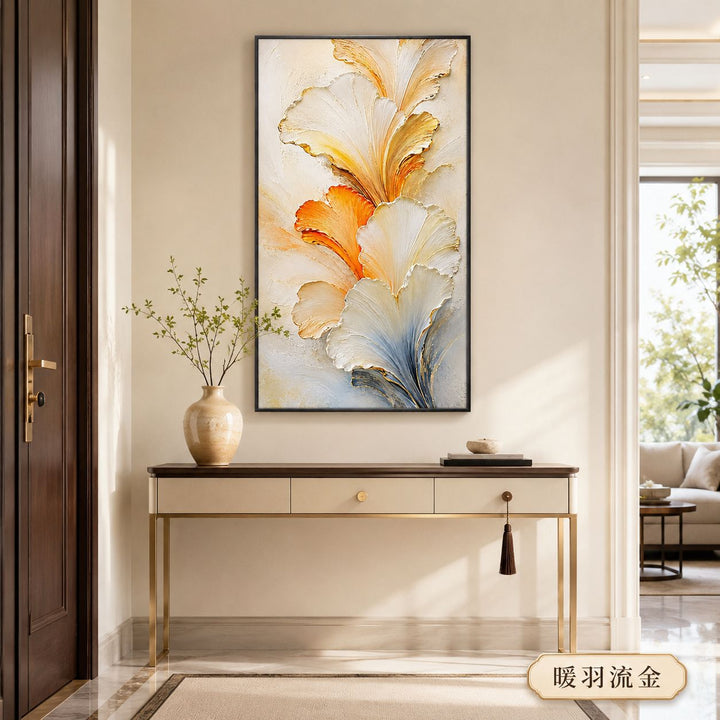 Elegante florale Wandkunst für Innenräume