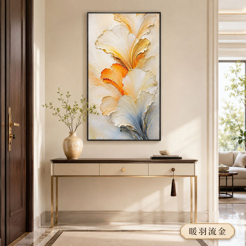Elegante florale Wandkunst für Innenräume