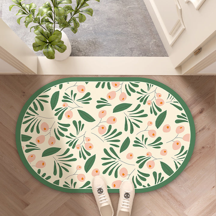 Dekorative Blumen Eingangsmatte