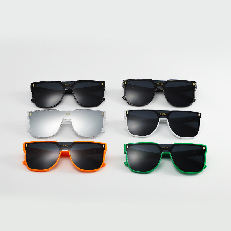 Damen modische Sonnenbrille im trendigen, geometrischen Design Karnz