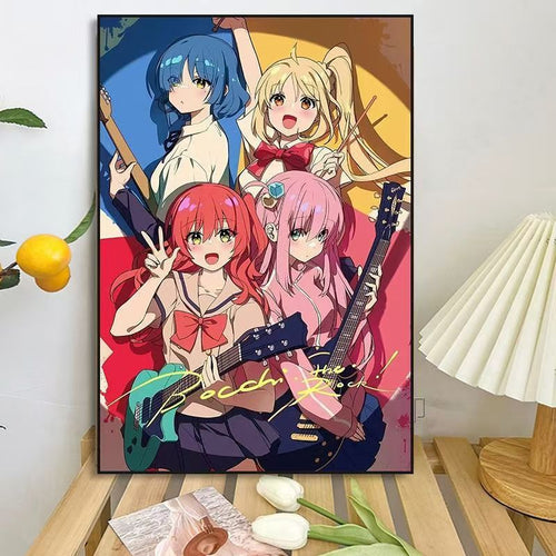 Anime-inspirierte Charakter-Wandkunst Druck Karnz