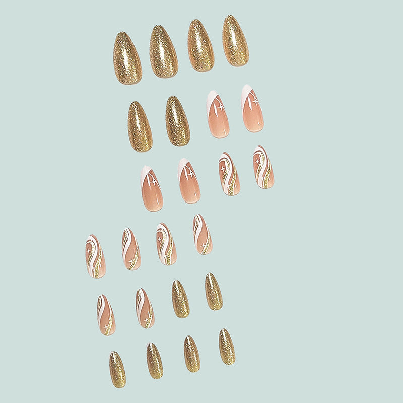 Elegante und kreative Stiletto Kunstnägel Karnz