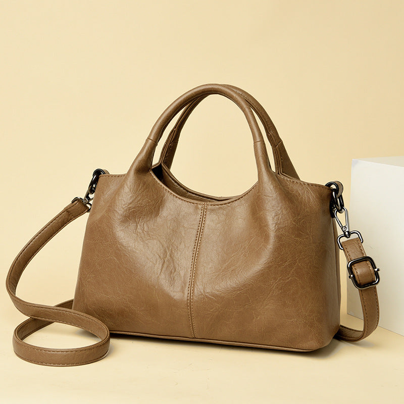 Klassische Kunstleder Handtasche Karnz