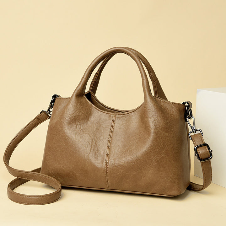 Klassische Kunstleder Handtasche Karnz