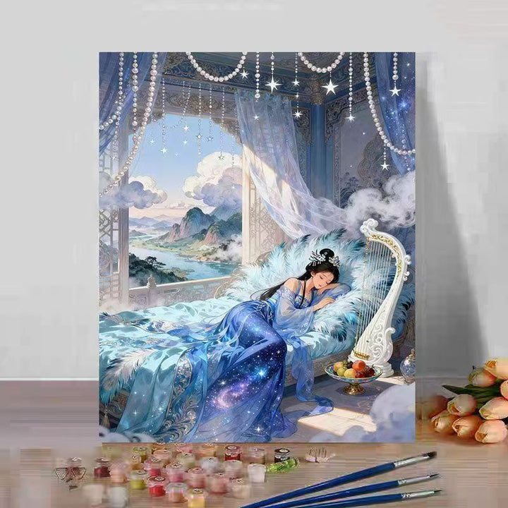 Fantasy Landschaft Malen nach Zahlen Kunstset Karnz