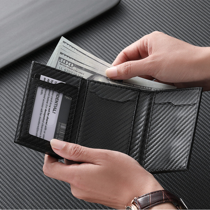 Carbonfiber-Reißverschluss-Wallet Karnz