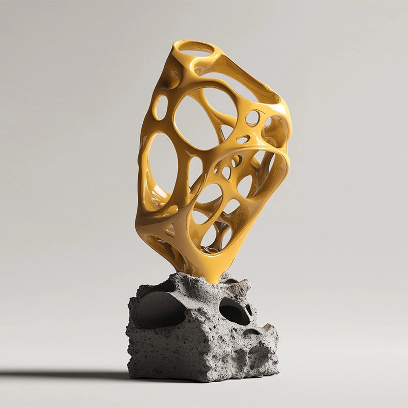 Moderne abstrakte geometrische Skulptur