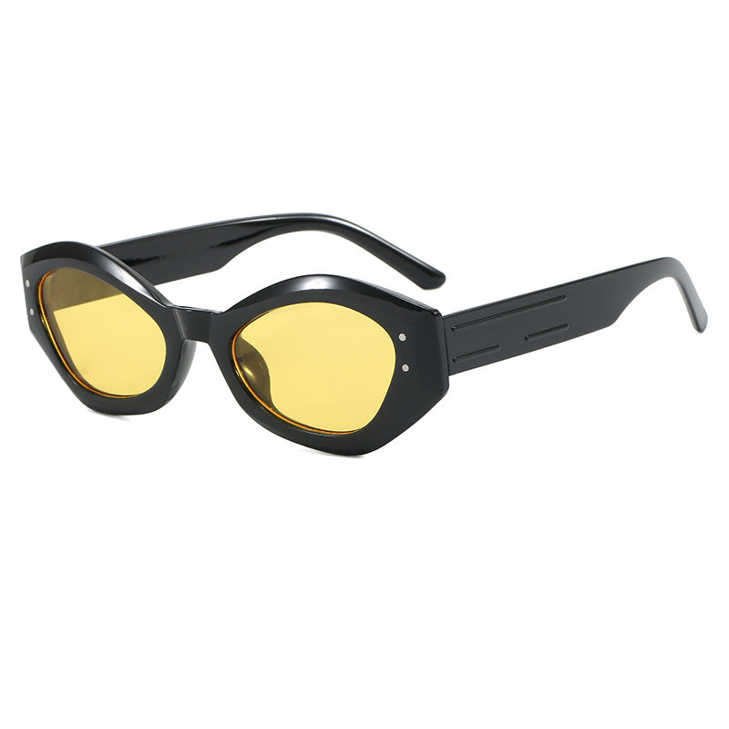 Damen Cat-Eye Sonnenbrille mit modernem Design und breitem Rahmen Karnz