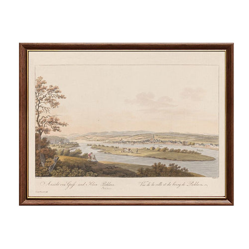Vintage Landschaft Angepasster Druck