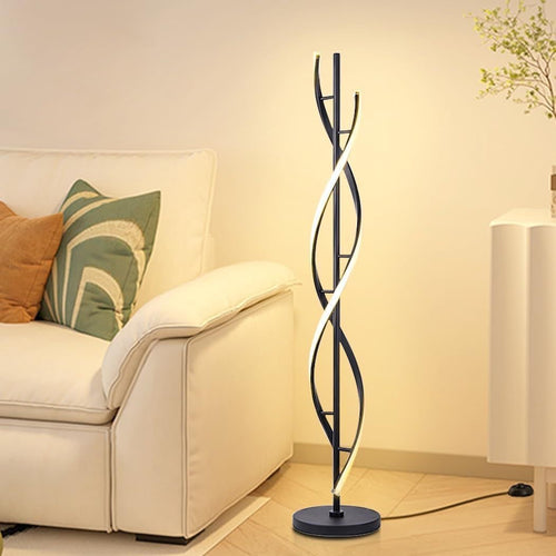 Künstlerische Spiral-Stehlampe