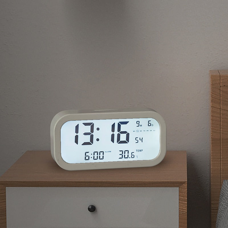 Digitaler Multifunktionaler Wecker mit Temperatur- und Wochentagsanzeige Karnz