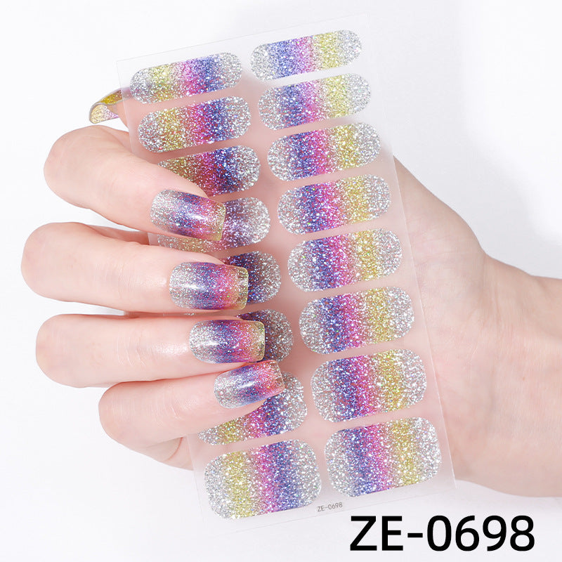 Glitter Ombre Nagelwraps  1790954415