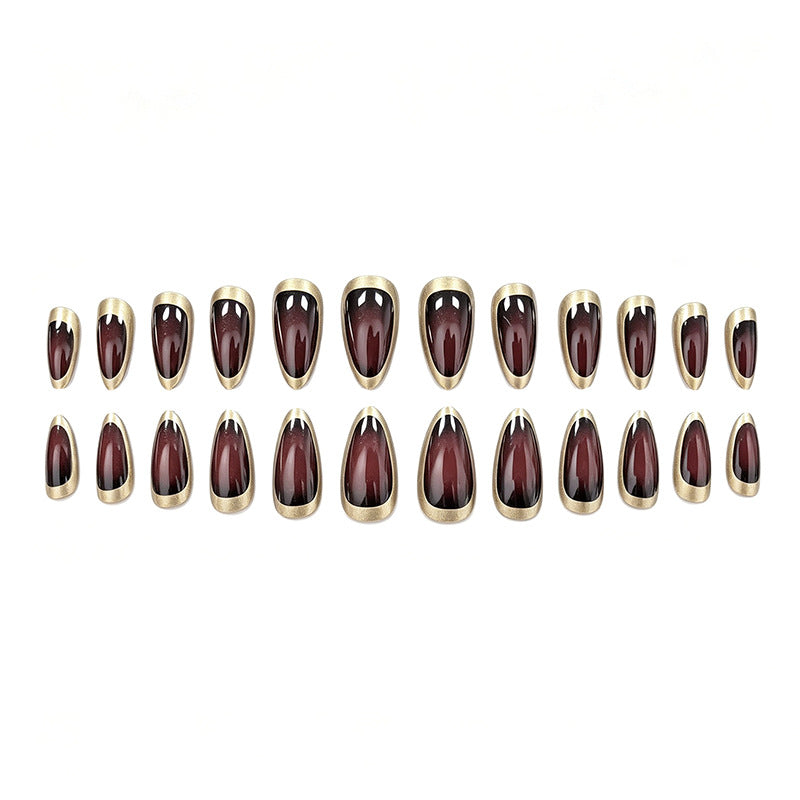 Elegante mandelförmige Nagelverstärkungen Karnz 1789915251