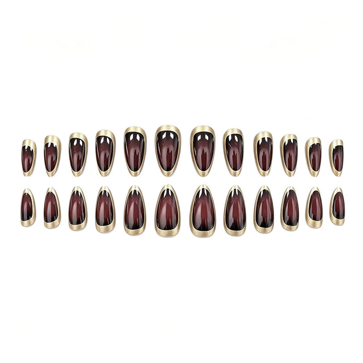 Elegante mandelförmige Nagelverstärkungen Karnz 1789915251