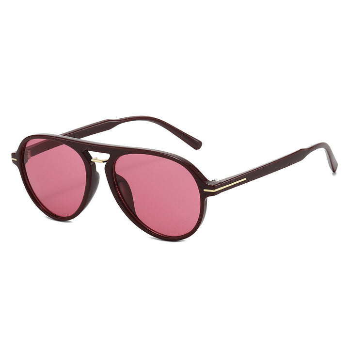 Modebewusste Schild-Sonnenbrille Karnz