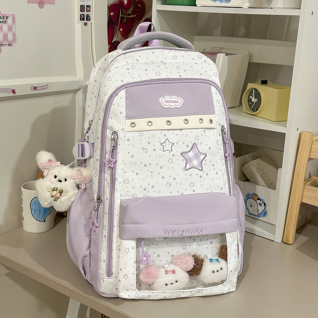 Transparente Taschen-Rucksack Karnz