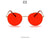 Damen modische Sonnenbrille mit verspiegeltem Farbverlauf Karnz