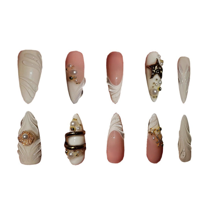 Elegante Nagelkunst Karnz