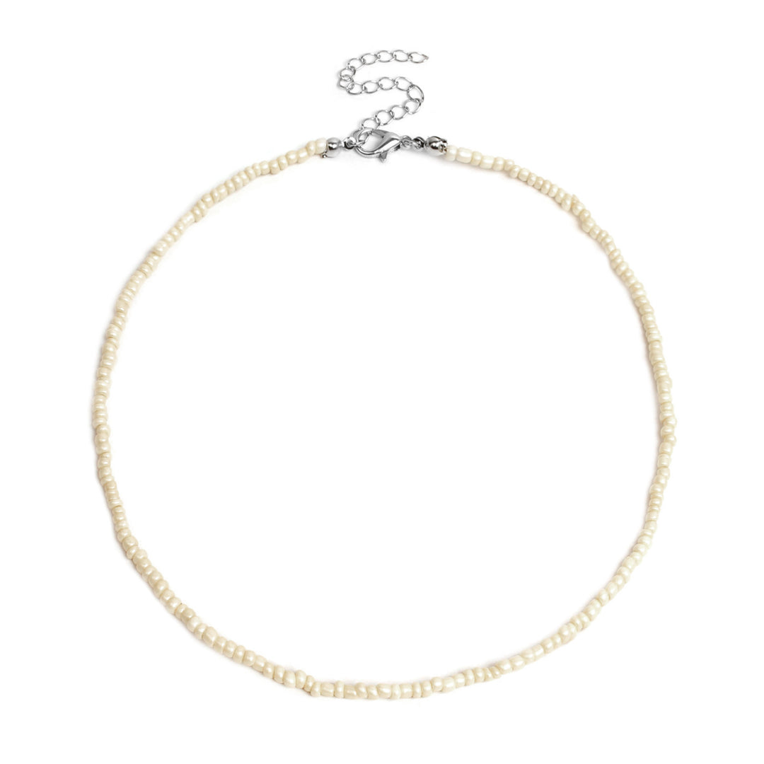 Buntes Perlen-Choker-Halsband Karnz