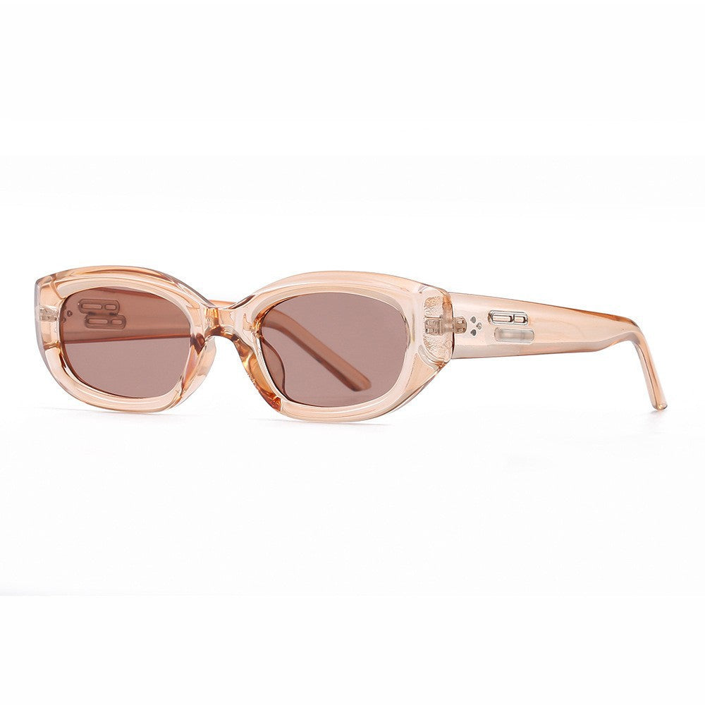 Schlanke moderne Schmetterlingsrahmen Sonnenbrille