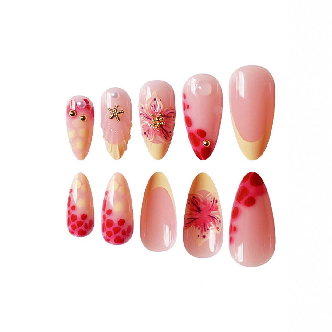 Florale 3D Nagelverlängerungen Karnz