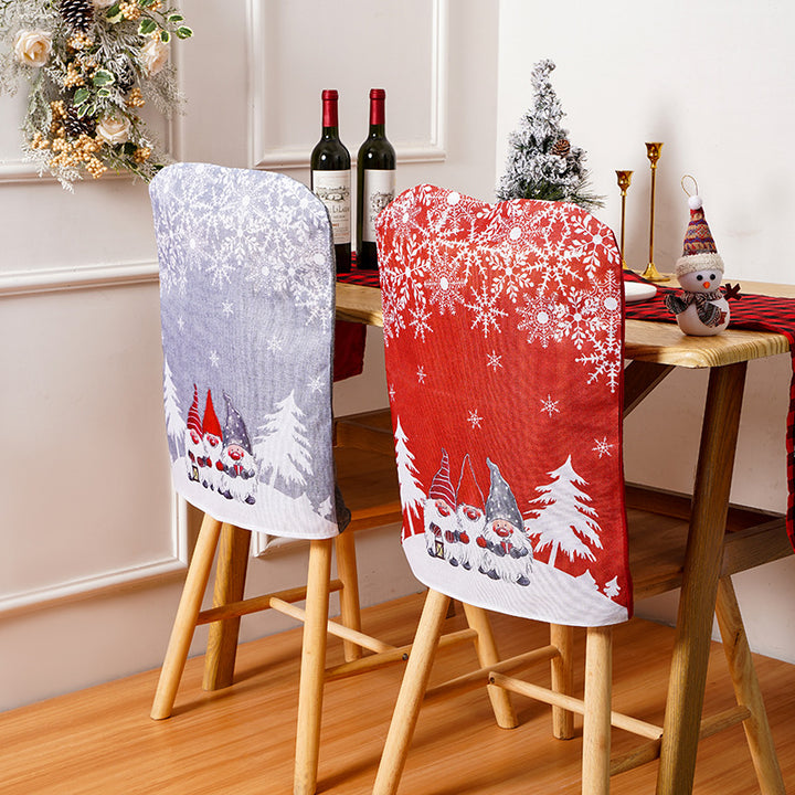 Festliche Stuhlüberzüge mit Weihnachtsmotiven Karnz