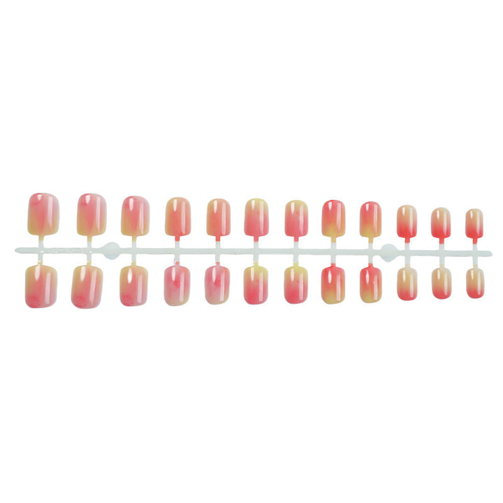 Ombre Acryl Press-On Nagelkunst Set Karnz
