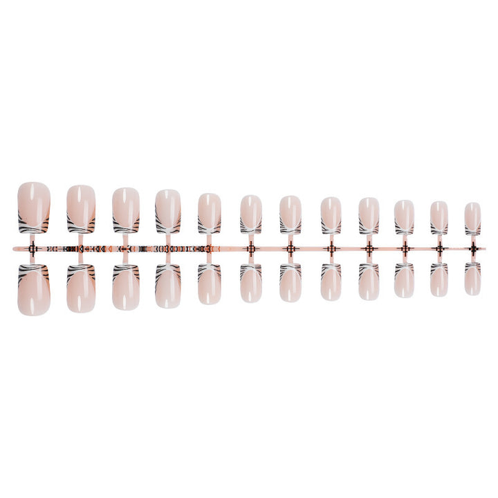 Abstract Pattern Press-On Nails Karnz